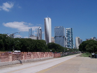 looking north from the lakefront path